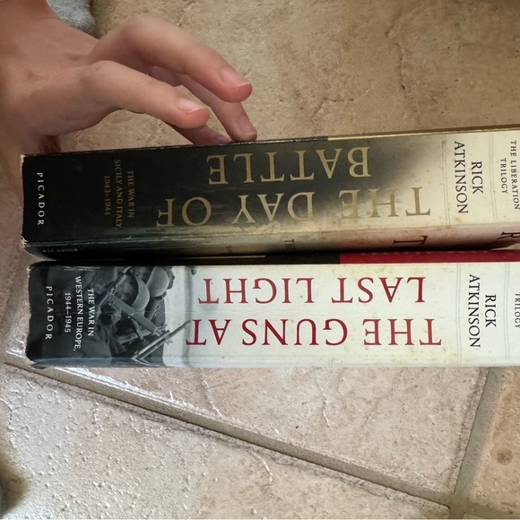 Rick Atkinson Liberation Trilogy - Paperback Set of 2 Volumes 2 & 3 - Picture 5 of 5